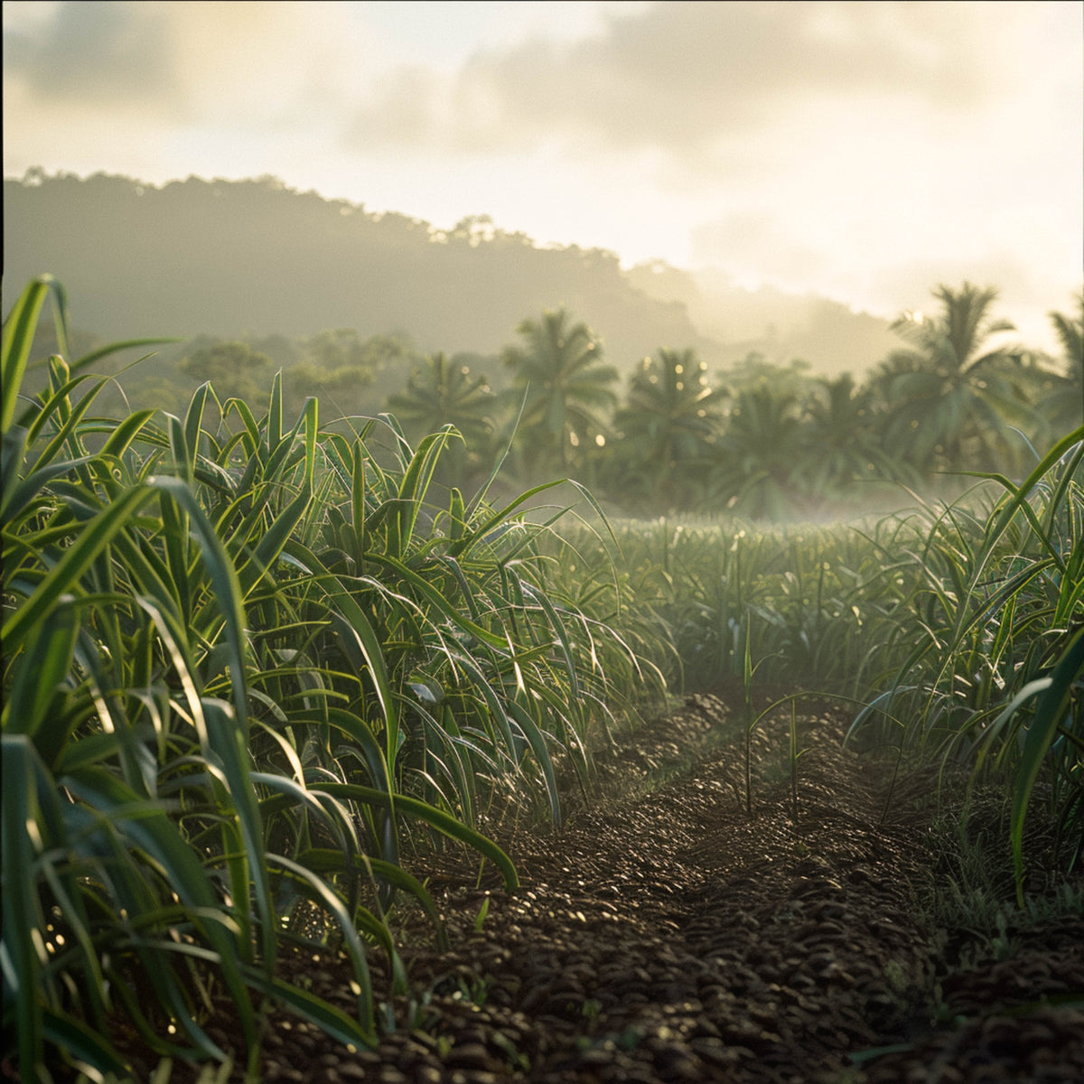 Zuckerrohrfeld in der Karibik — der Ursprung jedes ONE RUM